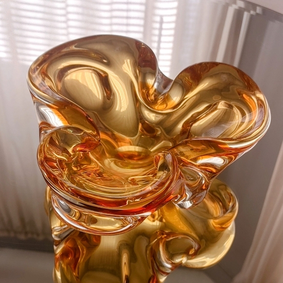 Vintage MCM Hand Blown Signed Chalet Glass - Picture 2 of 5